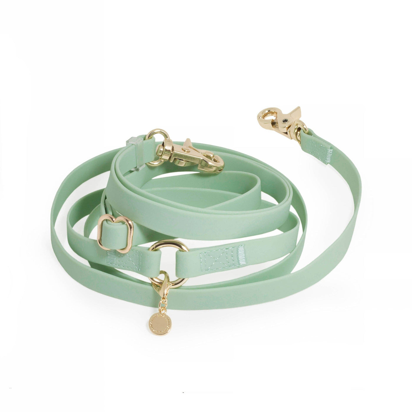 SUNNY TAILS - Guinzaglio per cani convertibile e multifunzionale 4-in-1 - Verde pistacchio
