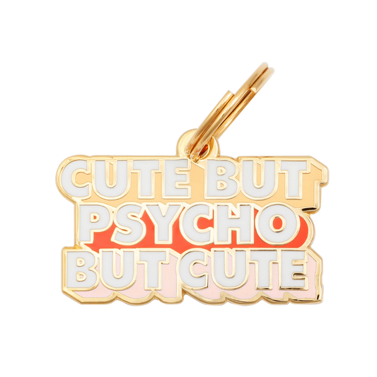 VORBESTELLUNG - Cute But Psycho Pet ID Tag - OSSO BLU