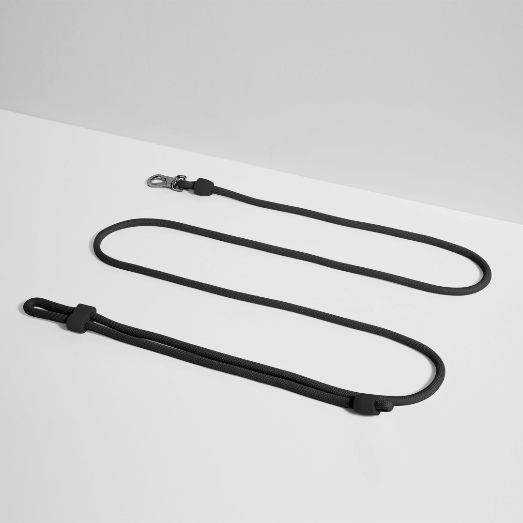 ST ARGO - Guinzaglio mani libere 3-in-1 in nero