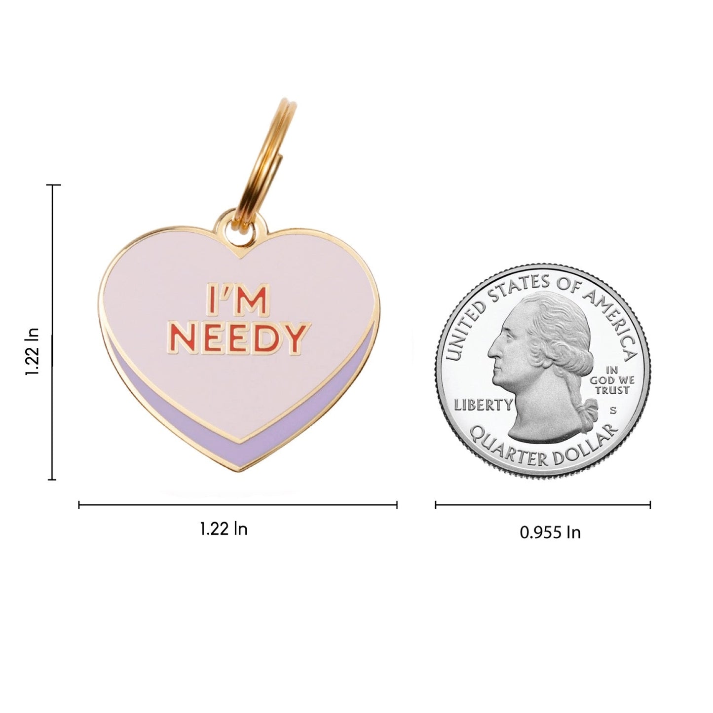 TWO TAILS PET COMPANY - I’m Needy Pet ID Tag - OSSO BLU