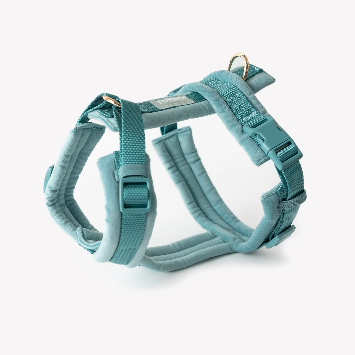 FURLOU – Samt Hundegeschirr Blue