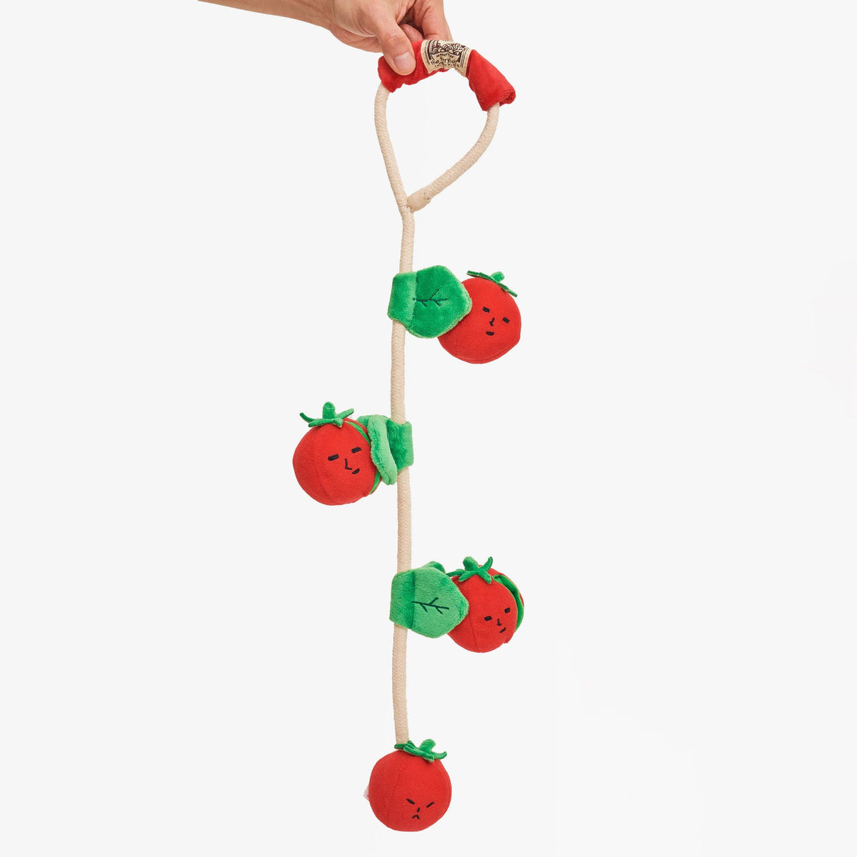 THE FURRYFOLKS – „Cherry Tomato“ Schnüffel- & Zerrspielzeug für Hunde