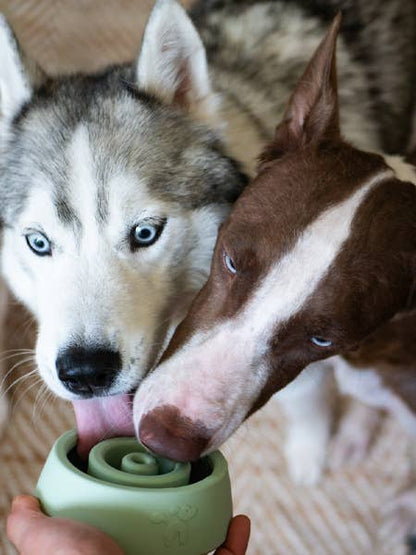 INOOKO - Yoomy Wobble - Beschäftigungsspielzeug für Hunde - Salbei
