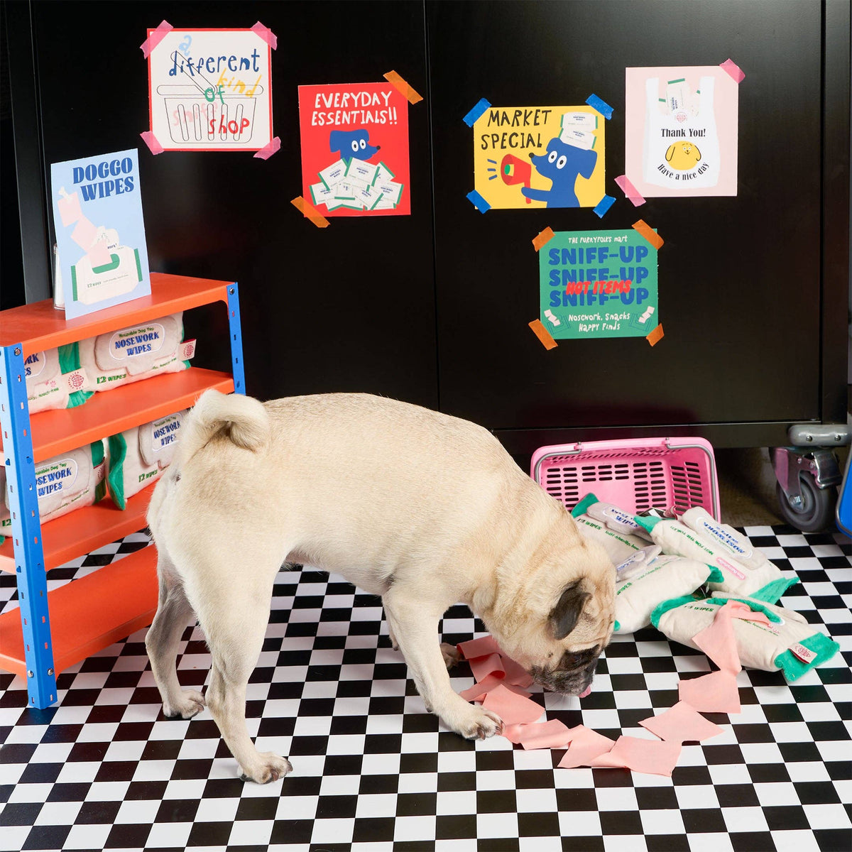the furryfolks - Doggo Wipe Nasenarbeits-Spielzeug - OSSO BLU