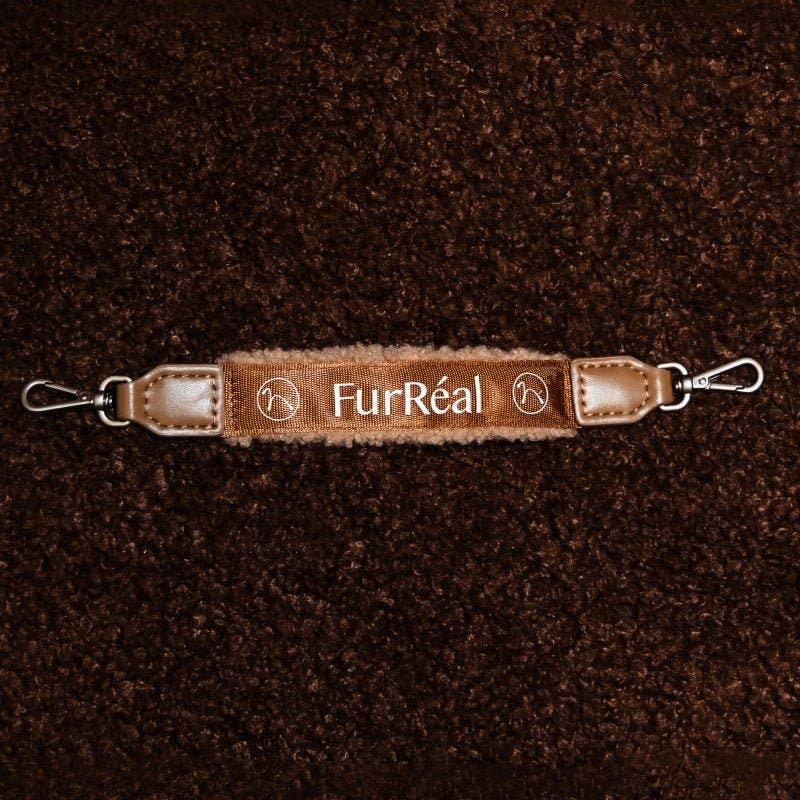 MAISON FURRÉAL – Flauschige Handschlaufe für ChocoLéash | Mocha Mousse