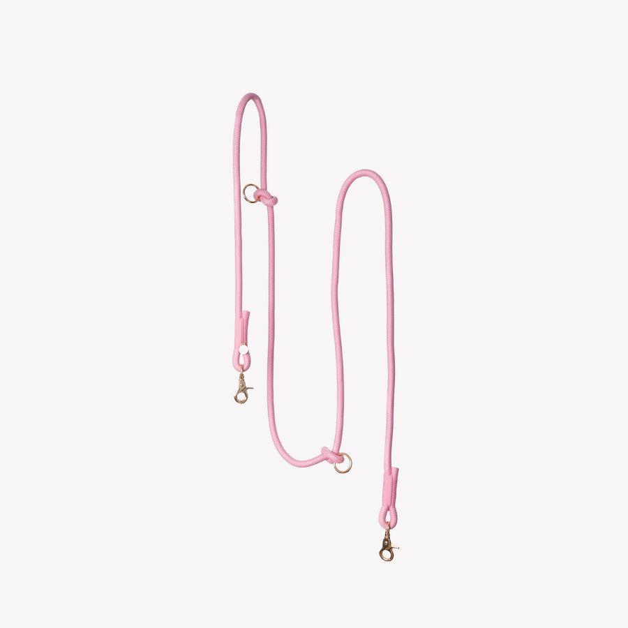 FURLOU - „Pink“ – Handsfree Hundeleine, geflochten - OSSO BLU