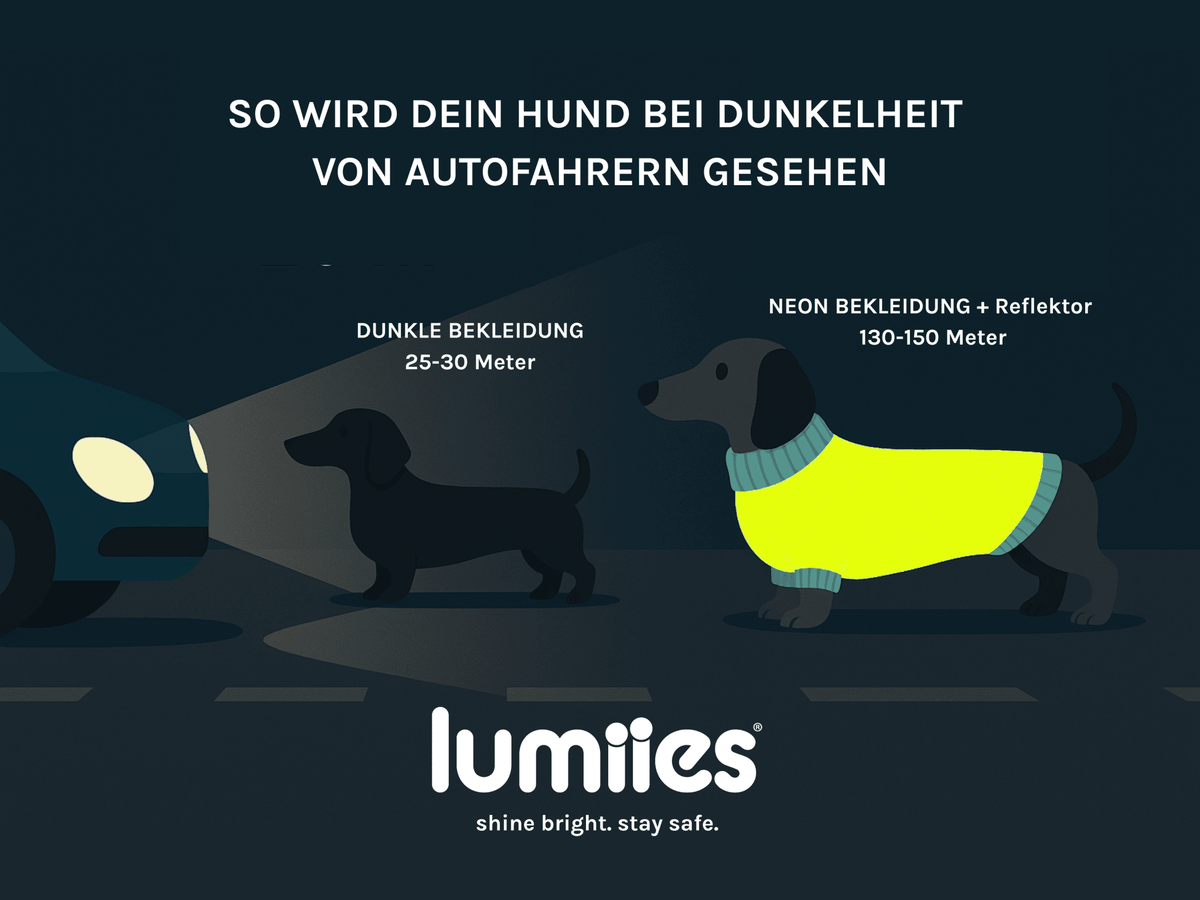 LUMIIES – Glow Raincoat Mini-Fit Hunderegenmantel Neonorange