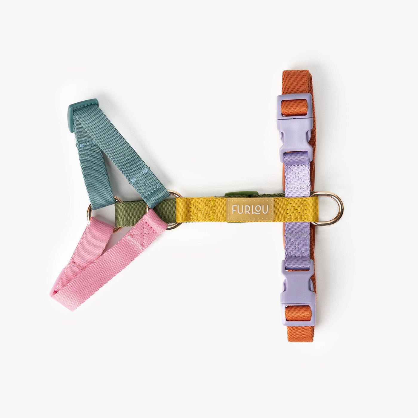 FURLOU - Pettorina per cani Rainbow