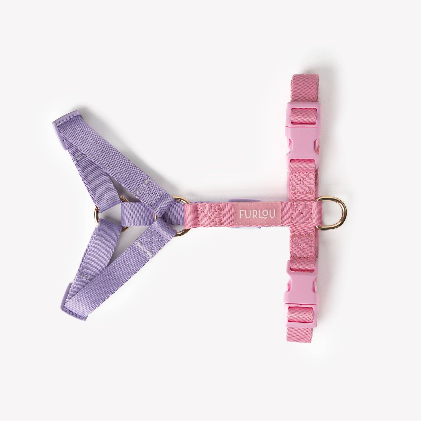 FURLOU - „Lavanda & Rosa“ – Pettorina regolabile per cani