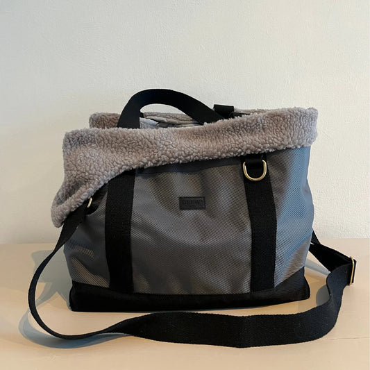 DREW'S DOGWEAR - Otis – Sportliche Hundetasche mit weichem Teddyfleece-Innenfutter - OSSO BLU
