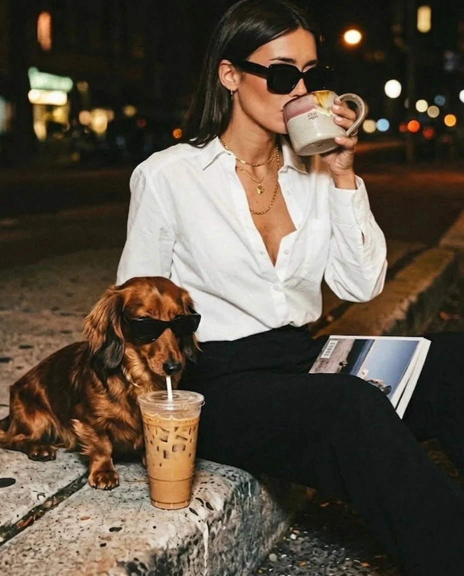 EGG BACK HOME - Bicchiere Melting Ice Cream "Dog Mom" - 360 ml