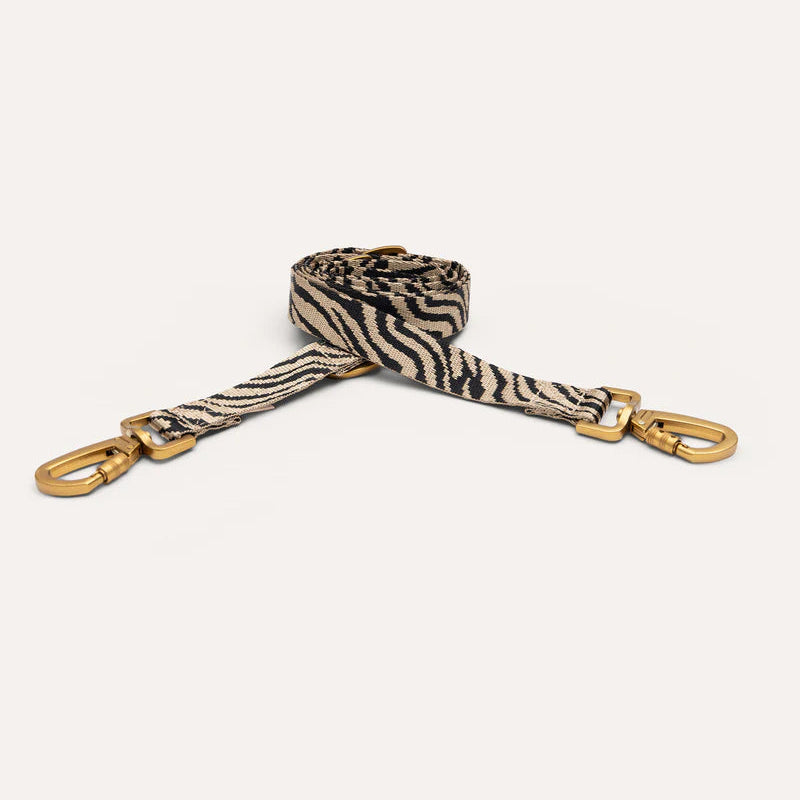 DOGGUO - Guinzaglio Zebra – Beige/Nero
