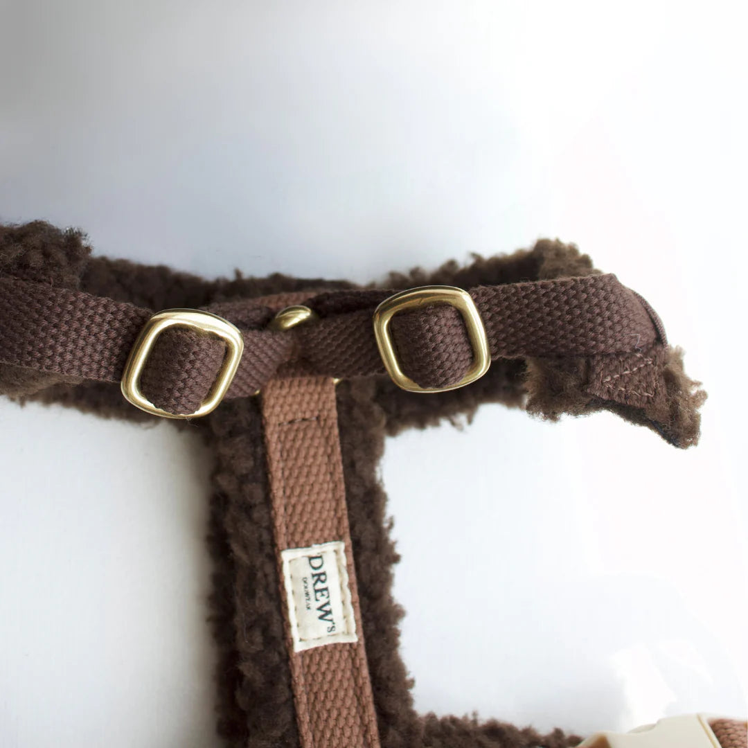 DREW'S DOGWEAR - Teddy-Geschirr (braun) - OSSO BLU