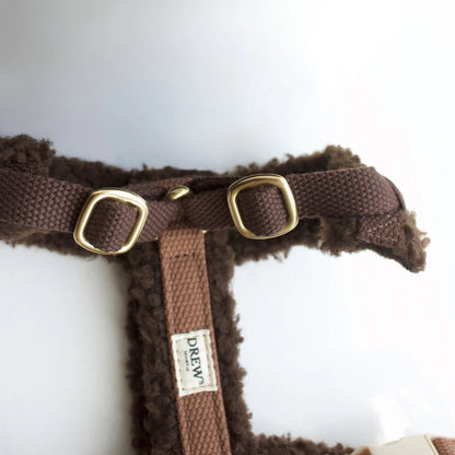 DREW'S DOGWEAR - Teddy-Geschirr (braun) - OSSO BLU
