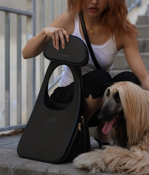CAFIDE – Jala Dokumentenhalter für Hunde | Schwarz - OSSO BLU